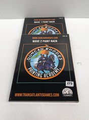 TRANS ATLANTIS GAMES DUNCAN RHODES WAVE 1 AND WAVE 2 PAINT RACK (DELIVERY ONLY)