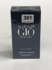 GIORGIO ARMANI ACQUA DI GIO PROFONDO EAU DE PARFUM 200ML RRP- £173 (DELIVERY ONLY)