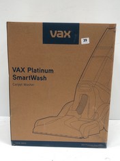 VAX PLATINUM SMARTWASH CARPET CLEANER CDCW-SWXS - RRP £299 (DELIVERY ONLY)