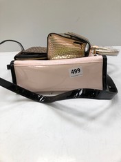 4 X ASSORTED ITEMS TO INCLUDE ALDO WOMEN'S SMALL BAG IN GOLD (DELIVERY ONLY)