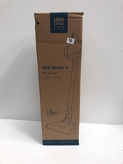 VAX BLADE 4 PET & CAR CORDLESS VACUUM CLEANER CLSV-B4KC - RRP £299 (DELIVERY ONLY)