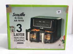 SCOVILLE 8L DIGITAL AIR FRYER WITH WINDOW BLACK SVAFN101B3C (DELIVERY ONLY)