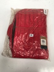 THE NORTH FACE RED PADDED COAT WITH HOOD - SIZE S (DELIVERY ONLY)
