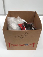 BOX OF ASSORTED ITEMS TO INCLUDE DMR SSCK BIKES SINGLE SPEED CONVERSION KIT (DELIVERY ONLY)