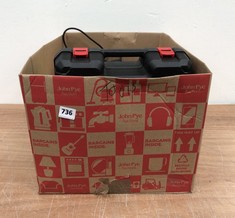 BOX OF ASSORTED ITEMS TO INCLUDE RYOBI ELECTRIC HAND DRILL (DELIVERY ONLY)