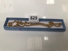 A GOLD-TONE NECKLACE, BOXED (DELIVERY ONLY)