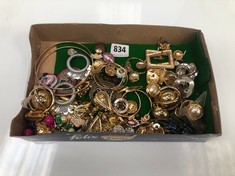 A BOX OF PAIRS OF COSTUME EARRINGS (DELIVERY ONLY)