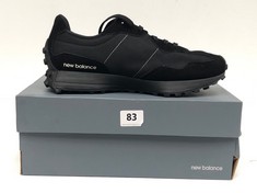 NEW BALANCE 327 TRAINERS TRIPLE BLACK SIZE 10 RRP- £153 (DELIVERY ONLY)