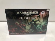 WARHAMMER 4000 TOOTH AND CLAW GAME (DELIVERY ONLY)