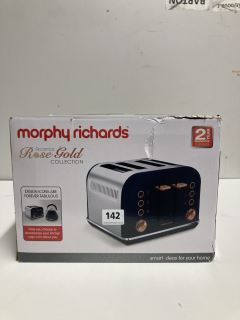 MORPHY RICHARDS ROSE GOLD COLLECTION 4 SLICE TOASTER