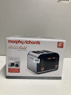MORPHY RICHARDS ROSE GOLD COLLECTION 4 SLICE TOASTER