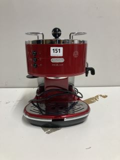 DELONGHI MICALITE COFFEE MACHINE (RED)