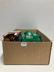 BOX OF ASSORTED COFFEE BEANS / PODS (ASSORTED BEST BEFORE DATES INC 19/08/24)