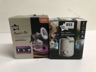 2 X ASSORTED ITMES INC TOMMEE TIPPEE EASI-WARM BOTTLE AND FOOD WARMER
