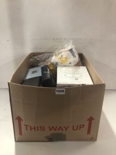 BOX OF ASSORTED ITEMS TO INCLUDE TRUST SMART HOME BULBS
