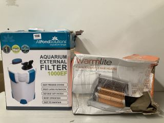 2 X ASSORTED ITEMS TO INCLUDE ALLPONDS SOLUTIONS AQUARIUM EXTERNAL FILTER 1000EF