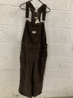 LEVIS WOMEN'S OVERALLS IN BROWN - SIZE L