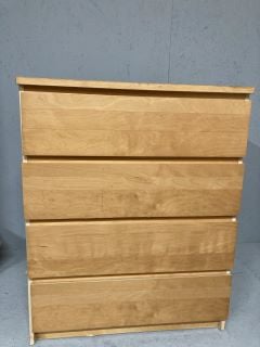 4 DRAW CHEST OF DRAWS