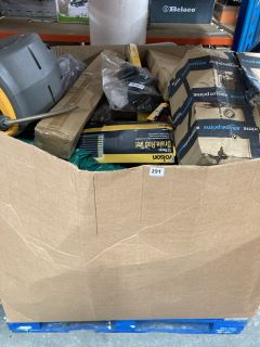 PALLET OF ASSORTED ITEMS INC ROLSON DRAIN ROD SET