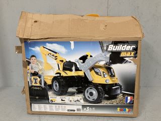 SMOBY BUILDER MAX TRACTOR WITH TRAILER