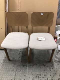 2 X JL DINING CHAIRS