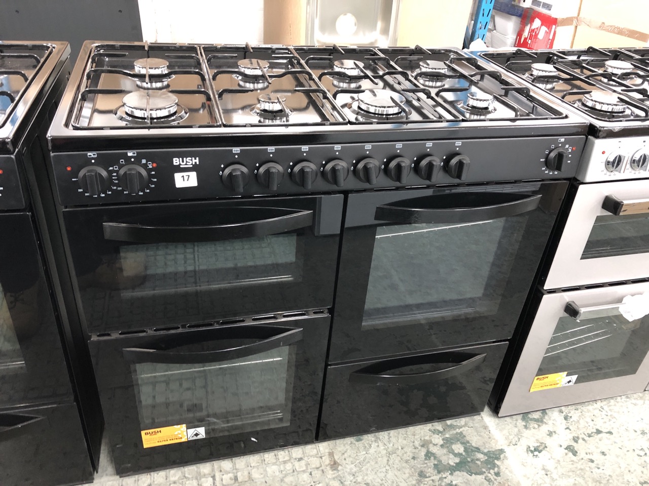 John Pye Auctions BUSH DUAL FUEL RANGE COOKER MODEL NO BRC100DHEB