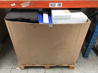 PALLET OF ASSORTED PRINTERS INC HP, CANON & EPSON