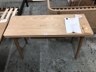 JL BOW FOLDING CONSOLE TABLE (H78 X W120 X D45/90 CM)