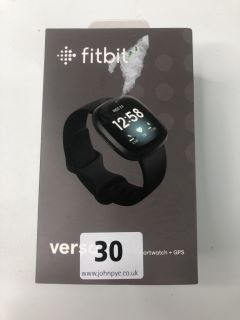 FITBIT VERSA 3 SMARTWATCH IN BLACK. (WITH BOX & CHARGE CABLE)  [JPTN37784]