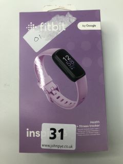 FITBIT INSPIRE 3 SMART WATCH IN BLACK CASE & LILAC BLISS BAND. (WITH BOX & CHARGER CABLE)  [JPTN37829]