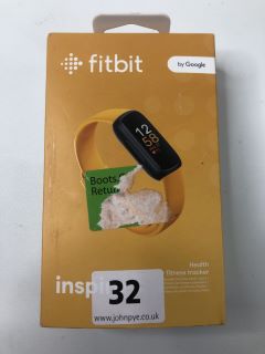 FITBIT INSPIRE 3 SMART WATCH IN BLACK CASE & MORNING GLOW BAND. (WITH CHARGER ONLY)  [JPTN37828]
