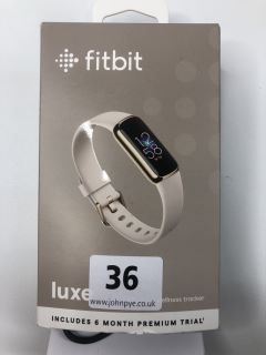 FITBIT LUXE FITNESS + HEALTH TRACKER IN SOFT GOLD STAINLESS STEEL CASE: MODEL NO FB422 (WITH BOX)  [JPTN37837]