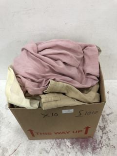 10 X CLOTHING TO INCLUDE BEIGE TROUSERS SIZE UK 8 & PINK SIZE UK 16 - RRP £1010