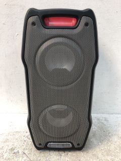 SHARP PARTY SPEAKER SYSTEM 180W/BLUETOOTH/RECHARGEABLE BATTERY/DISCO LIGHTS/ MICROPHONE - RRP £139.99