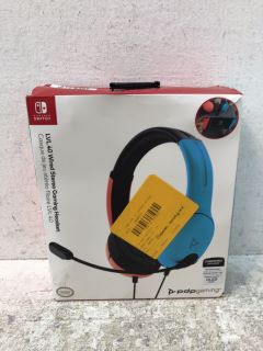 6X HEADPHONES/HEADSETS TO INCLUDE PDP GAMING NINTENDO LVL 40 WIRED STEREO GAMING HEADSET - APPROX RRP £200