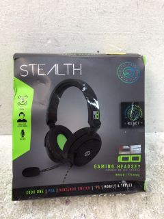6X HEADPHONES/HEADSETS TO INCLUDE STEALTH C6 100 GAMING HEADSET - APPROX RRP £200