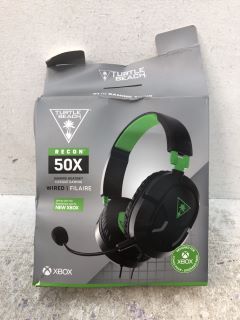 6X HEADPHONES/HEADSETS TO INCLUDE TURTLE BEACH RECON 50X GAMING HEADSET - APPROX RRP £200