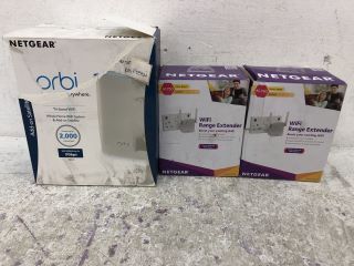 3X ITEMS TO INCLUDE ORBI WIFI SYSTEM RRP-£299