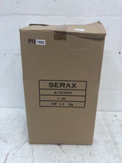 SERAX ROUND GREY METAL SCULPTURE STOOL IN GREY - RRP £195