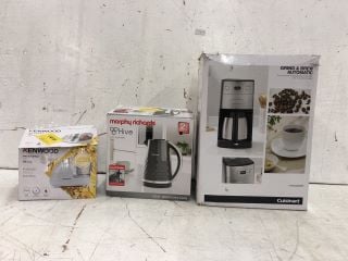 5X ITEMS TO INCLUDE DELONGHI TOASTER IN BLACK RRP-£160