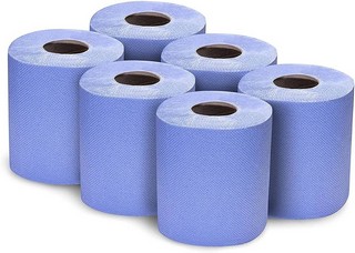 5X PACKS OF 6 ROLLS BLUE SIRIUS PROFESSIONAL PAPER TOWELS RRP £65