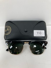 RAY BAN SUNGLASSES MODEL RB 3016 CLUBMASTER W0365 51 21 145 3N.
