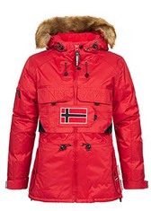 GEOGRAPHICAL NORWAY - WOMEN'S PARKA BELLACIAO RED L - LOCATION 17A.