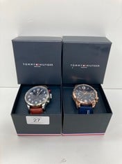 2 X TOMMY HILFIGER WATCHES INCLUDING MODEL TH.248.1.14.1685.