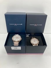 2 X TOMMY HILFIGER WOMEN'S WATCHES INCLUDING MODEL TH.356.3.34.2499S.1.