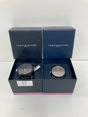 2 X TOMMY HILFIGER WATCHES INCLUDING MODEL TH.353.3.34.2465.