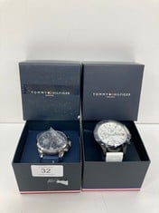 2 X TOMMY HILFIGER WATCHES INCLUDING MODEL TH.320.1.14.2382 .