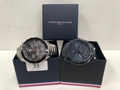 2 X TOMMY HILFIGER WATCHES MODELS TH.320.1.34.2505 AND TH.263.1.27.1794.