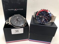 2 X TOMMY HILFIGER WATCHES MODELS TH.320.1.34.2506 AND TH.239.1.14.3250.