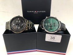 2 X TOMMY HILFIGER WATCHES MODEL TH. 383.1.34.2728 AND TH.449.1.14.3252.